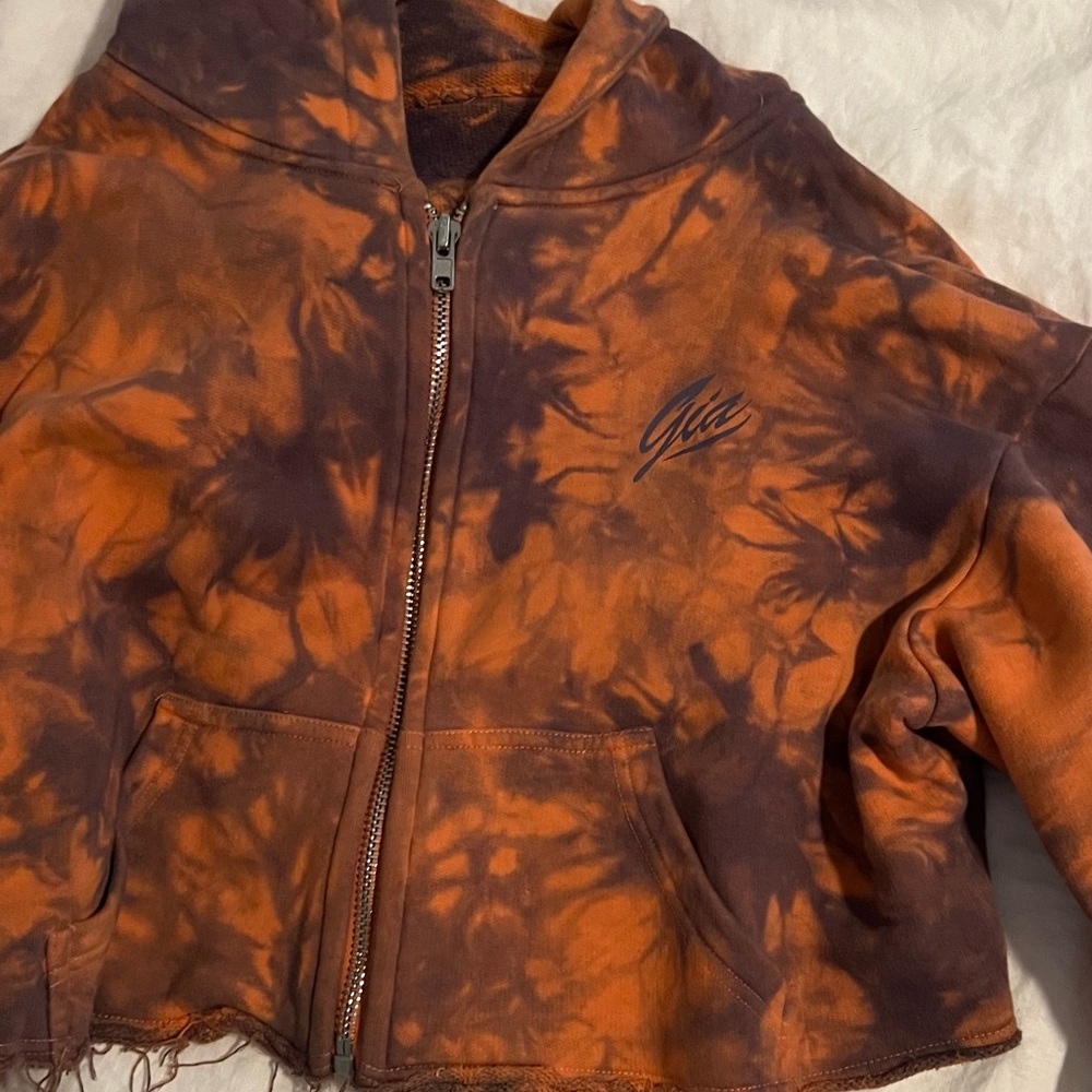 I am Gia zip hoodie